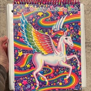 Lisa Frank Unicorn Bear Puppy Kitty Coloring & Activity Book